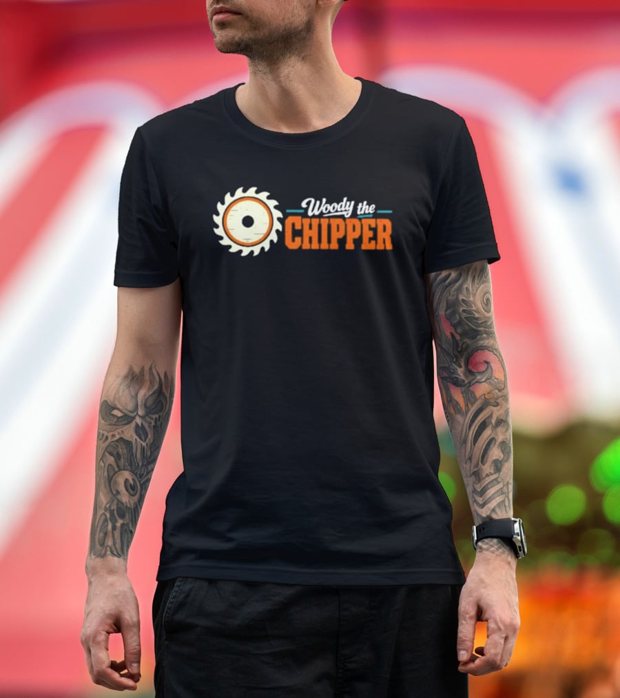 Woody The Chipper Saw Blade Circular T-Shirt