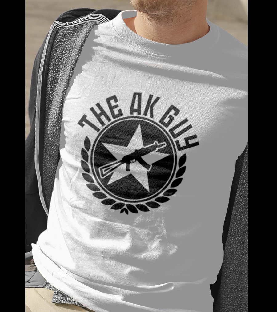 The AK Guy Star Symbol AK 47 Laurel T-Shirt