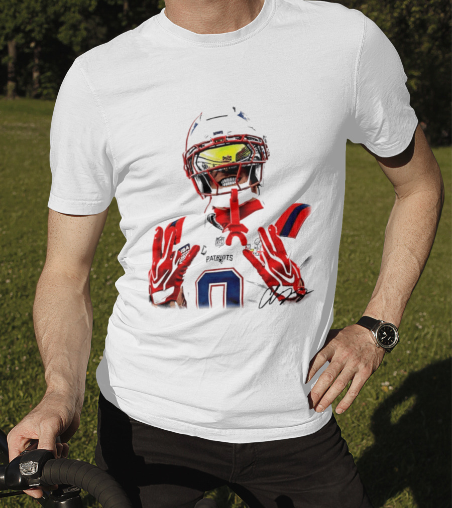 New England Patriots Christian Gonzalez Gonzo Player Number 6 T-Shirt