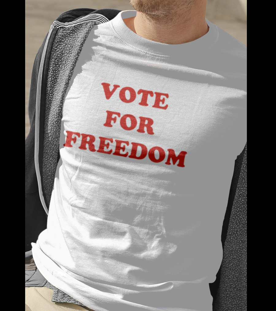 Vote For Freedom Red T-Shirt