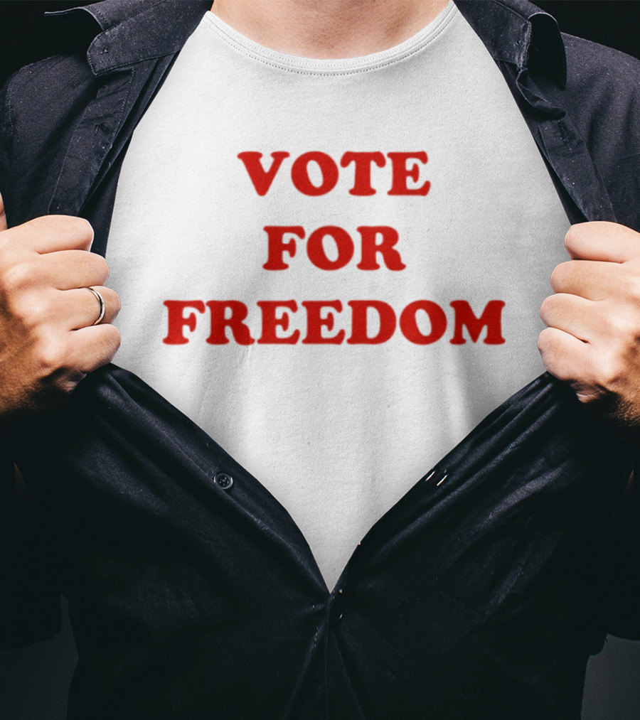 Vote For Freedom Red T-Shirt