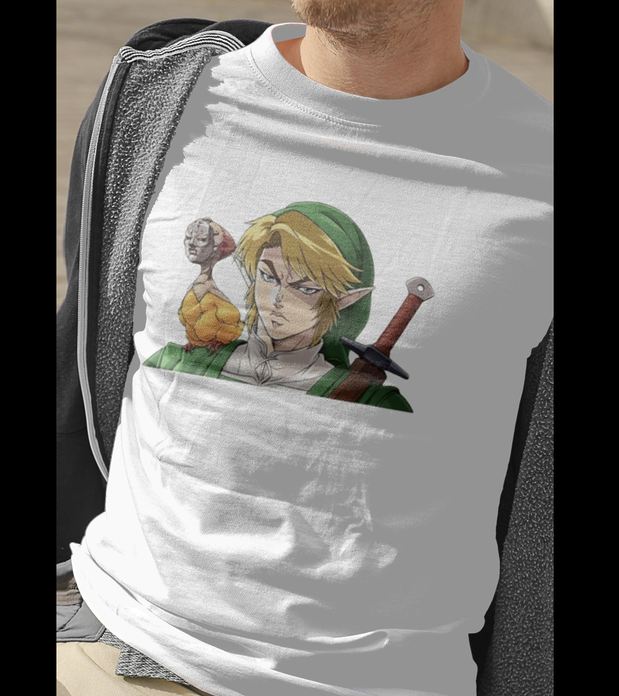 Link Dio Brando Fusion With Cucco JoJo References T-Shirt