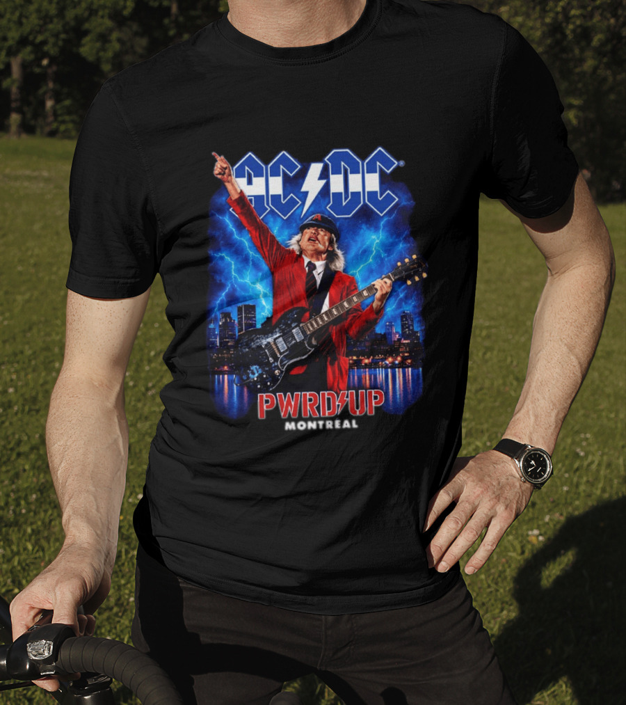 ACDC PWR UP Montreal 2026 Event Live At Parc Jean Drapeau September 12 T-Shirt