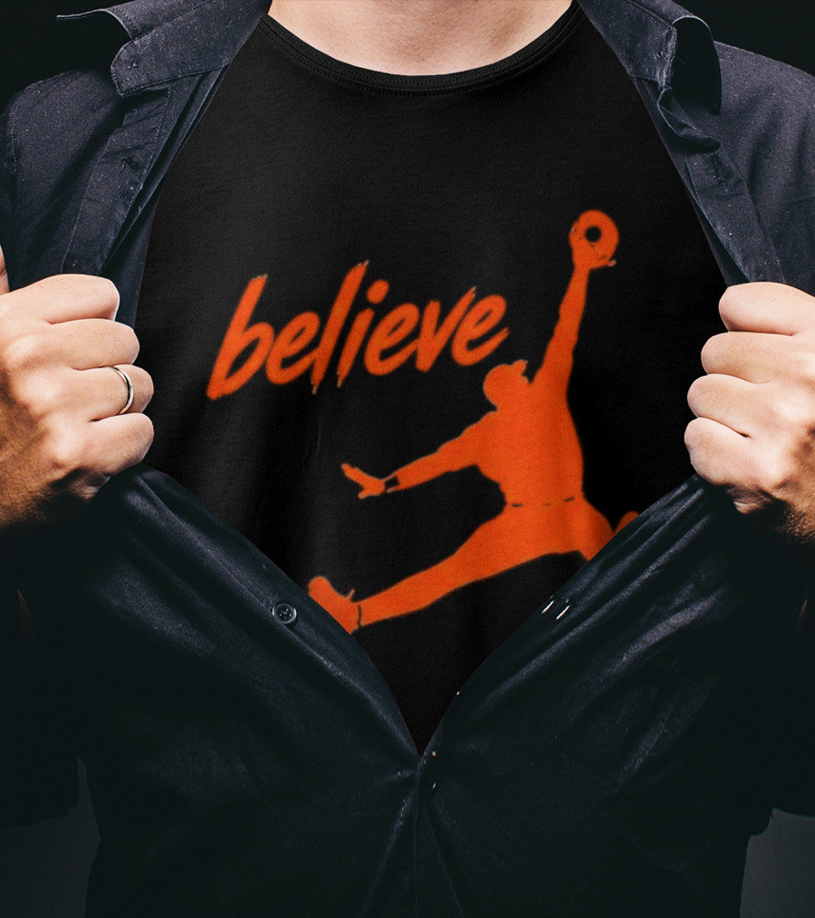Believe Orioles Air Cowser Jump T-Shirt