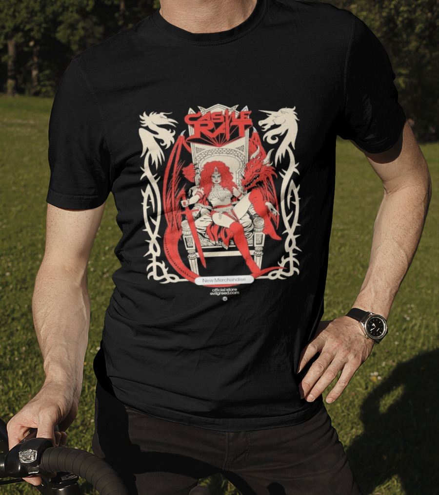 Castle Rat Red Dragon Throne Evilgreed Com New Merchandise Store T-Shirt