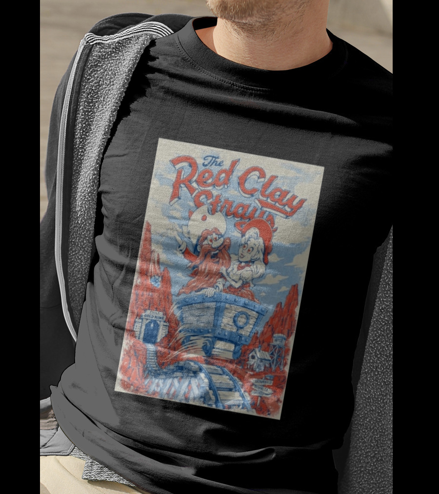 The Red Clay Strays Sacramento Golden 1 Center Sep 11 2026 Gold Mine Limited T-Shirt