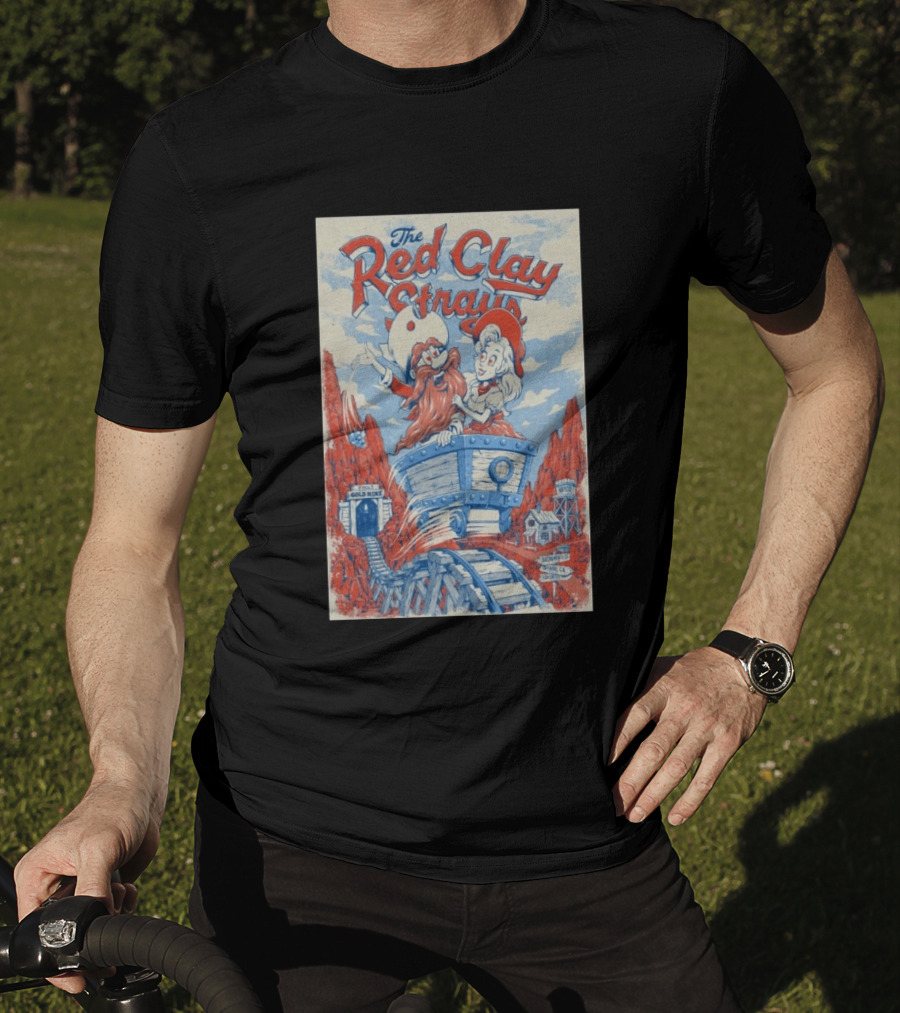 The Red Clay Strays Sacramento Golden 1 Center Sep 11 2026 Gold Mine Limited T-Shirt
