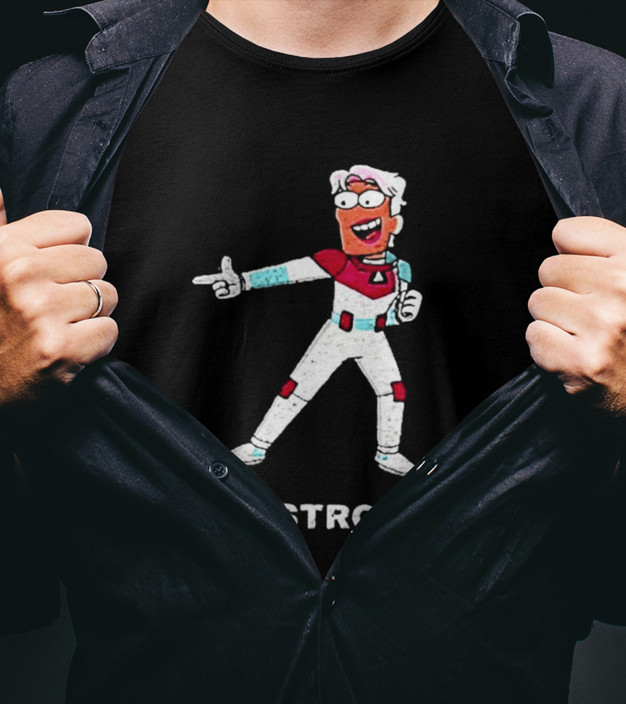 Voydstronaut Cartoon Character Space Adventure T-Shirt