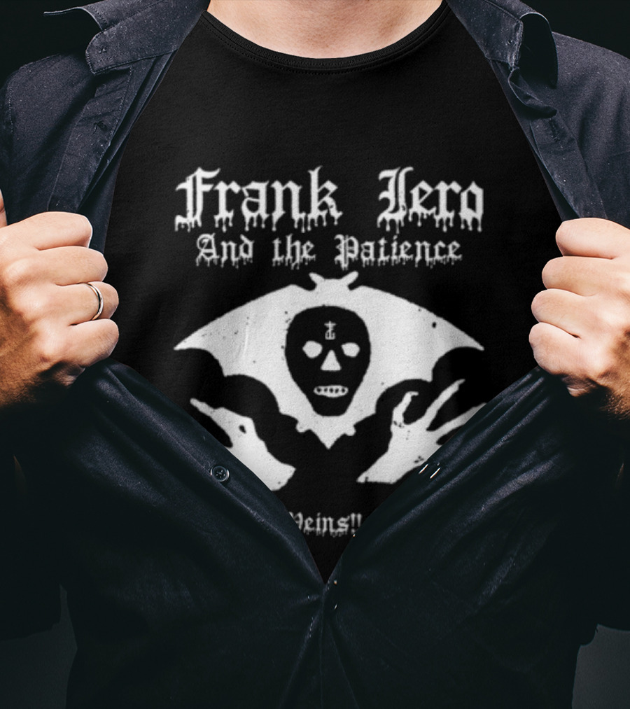 Frank Iero And The Patience Veins Veins Veins Black T-Shirt