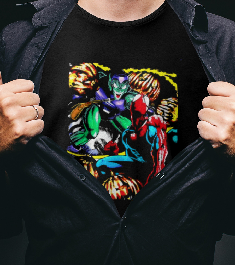 Green Goblin Pumpkin Bombs Marvel Comics T-Shirt