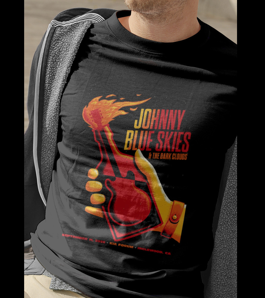 Johnny Blue Skies Inglewood CA 2026 The Dark Shadows Live At Kia Forum September 11 T-Shirt