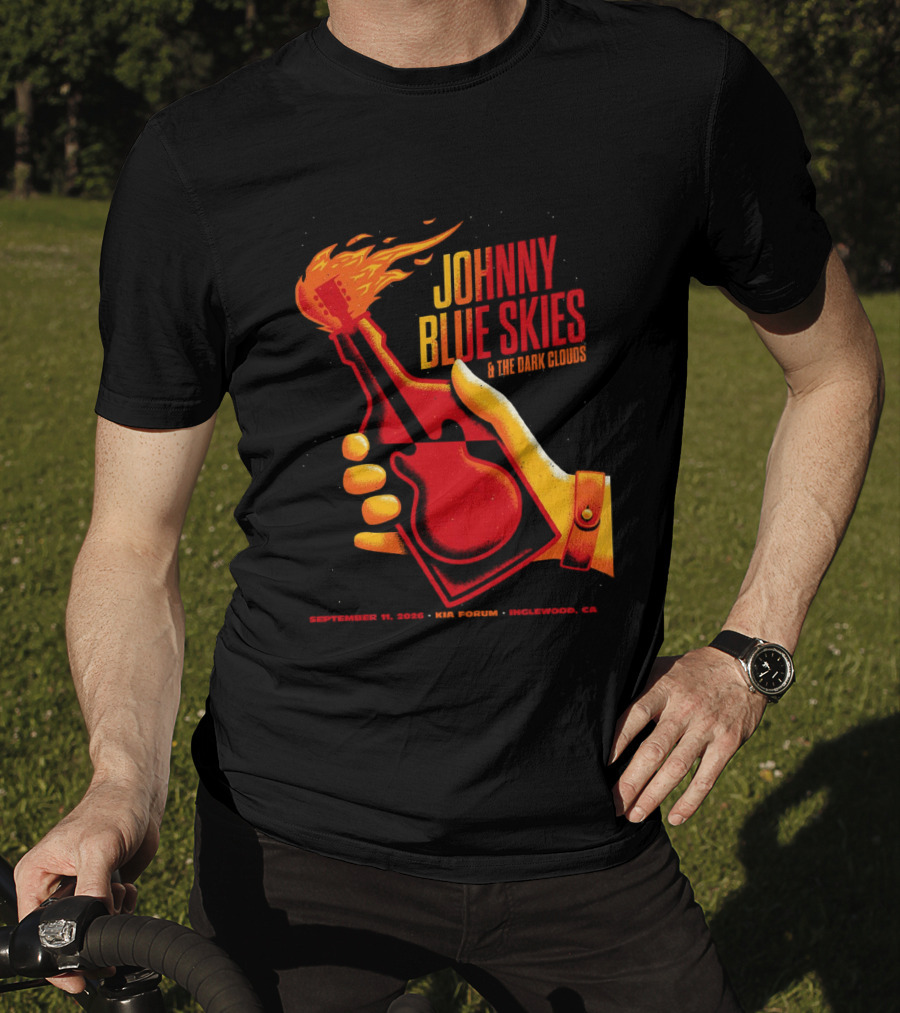 Johnny Blue Skies Inglewood CA 2026 The Dark Shadows Live At Kia Forum September 11 T-Shirt