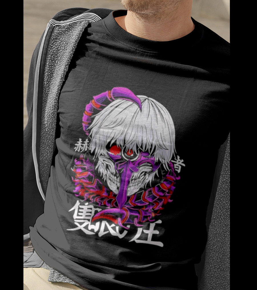Tokyo Kaneki Kakuja Mask Heroic Stance T-Shirt