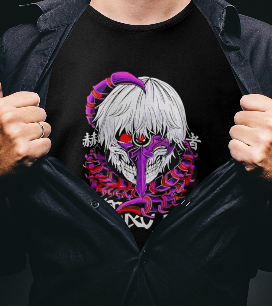 Tokyo Kaneki Kakuja Mask Heroic Stance T-Shirt
