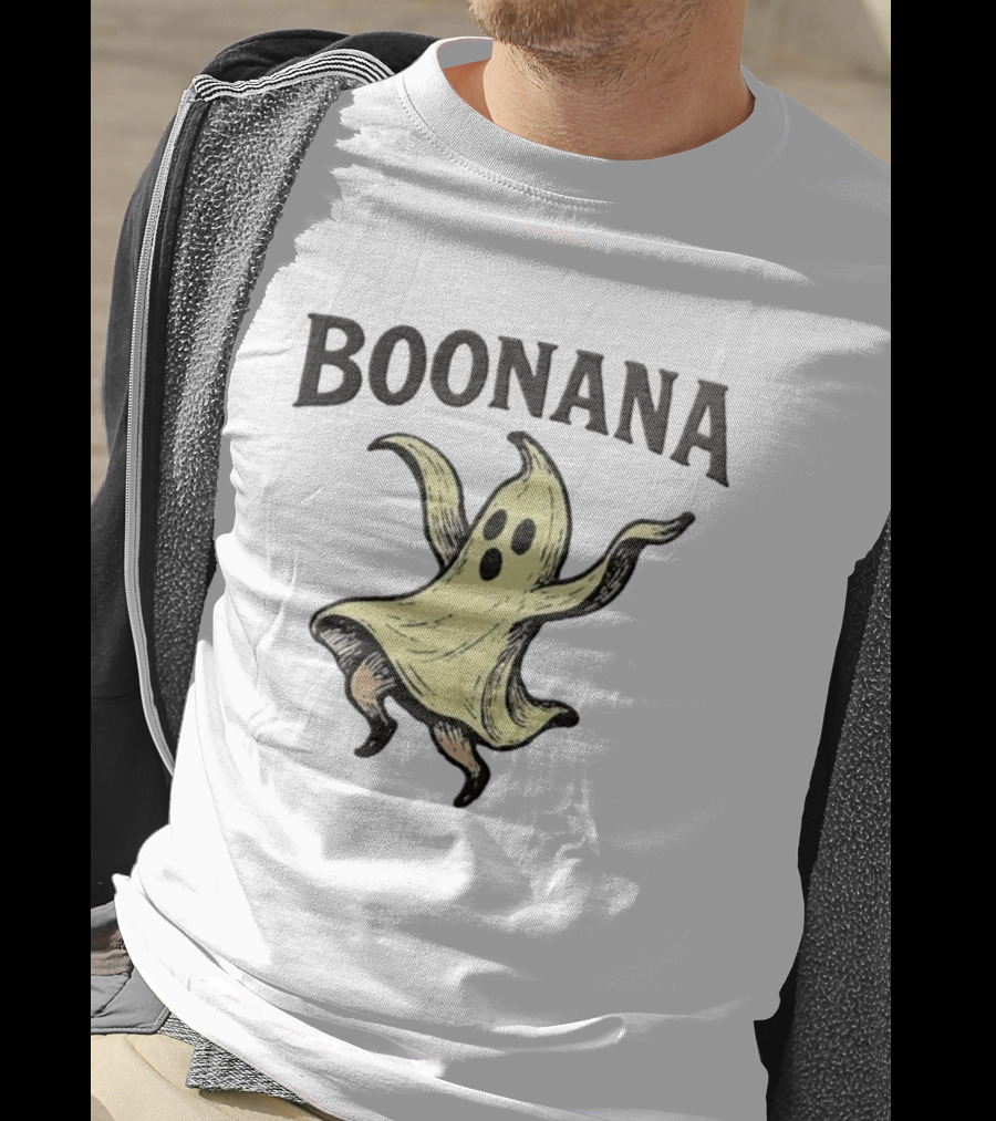 Boonana Ghost Dancing Banana Halloween Costume T-Shirt