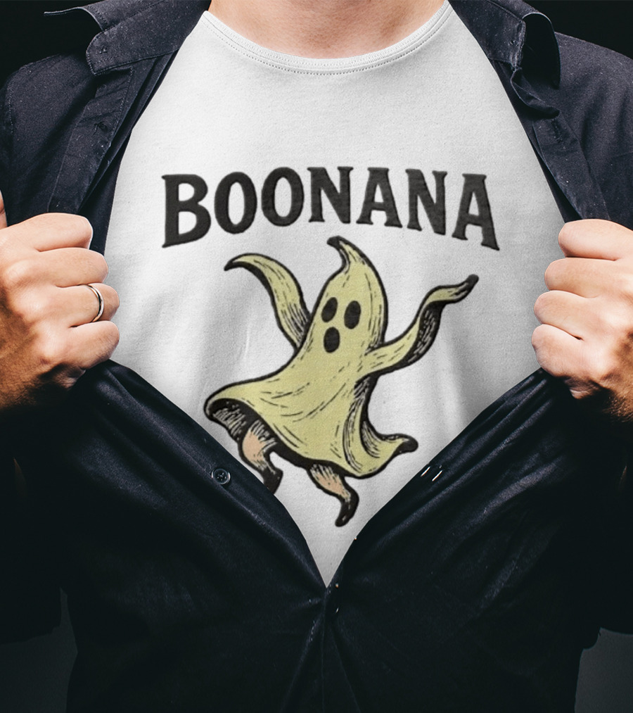 Boonana Ghost Dancing Banana Halloween Costume T-Shirt