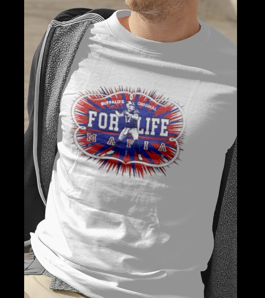 Buffalo Mafia For Life 17 Josh Allen T-Shirt