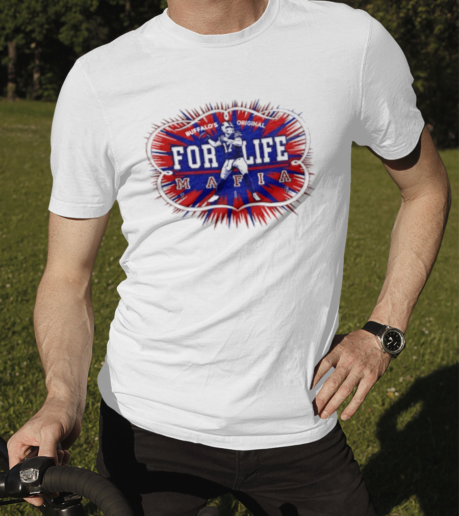 Buffalo Mafia For Life 17 Josh Allen T-Shirt
