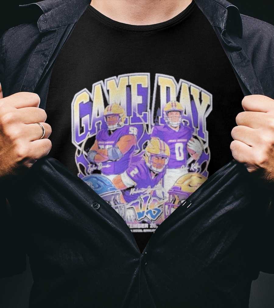 Game Day Nakian Jackson Cole Keller Tyler Brown JMU Vs ODU September 26 2026 T-Shirt