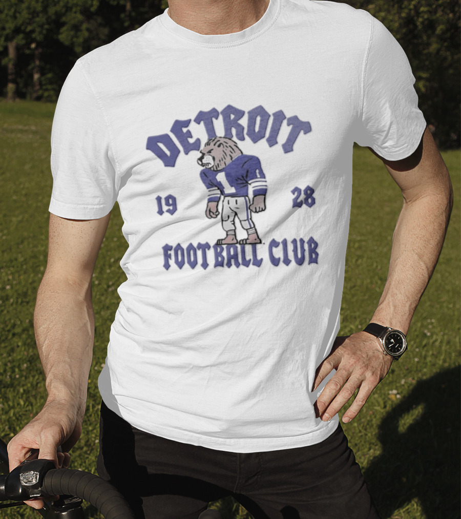 Detroit Lions 1928 Football Club Vintage Lion Sports T-Shirt