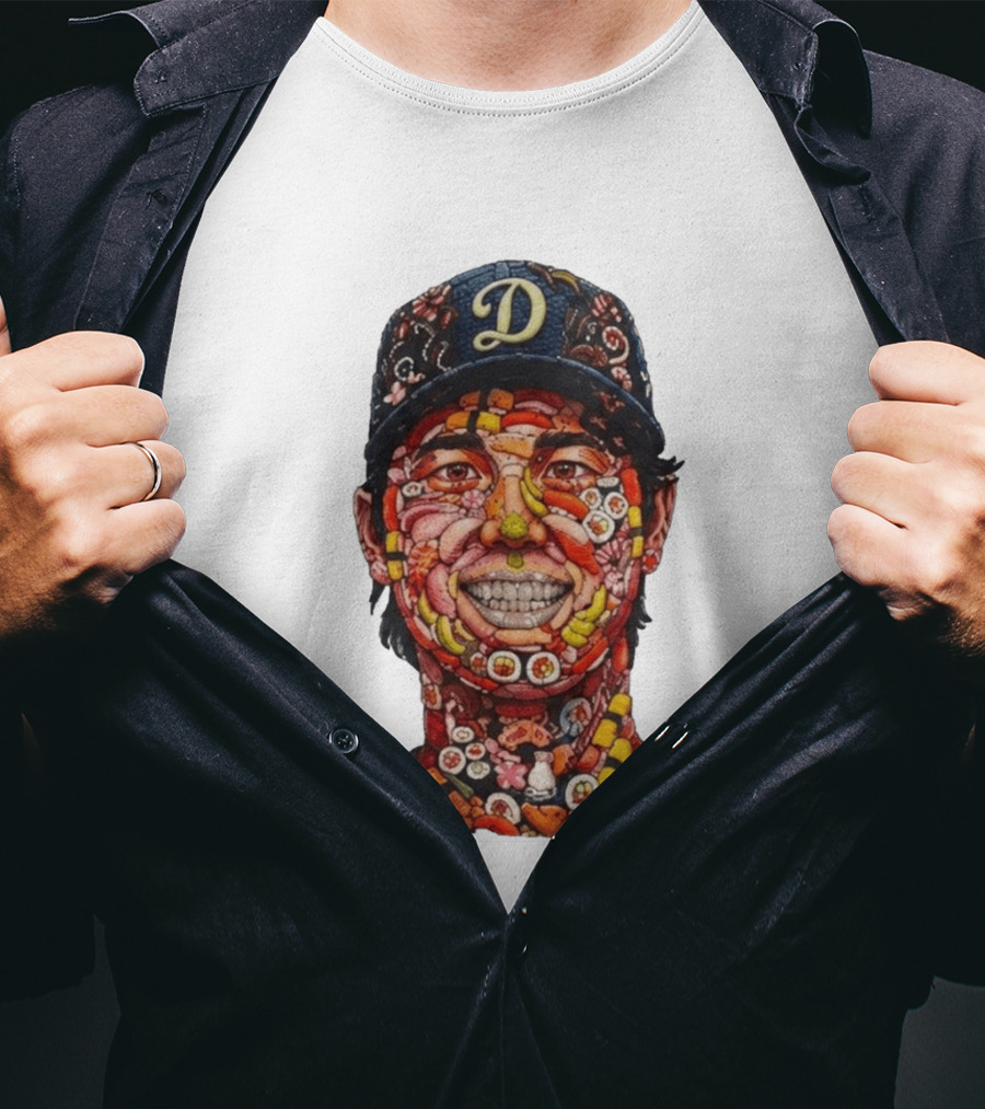 Dodgers Shohei Ohtani ZooCorp Foods Snacks T-Shirt