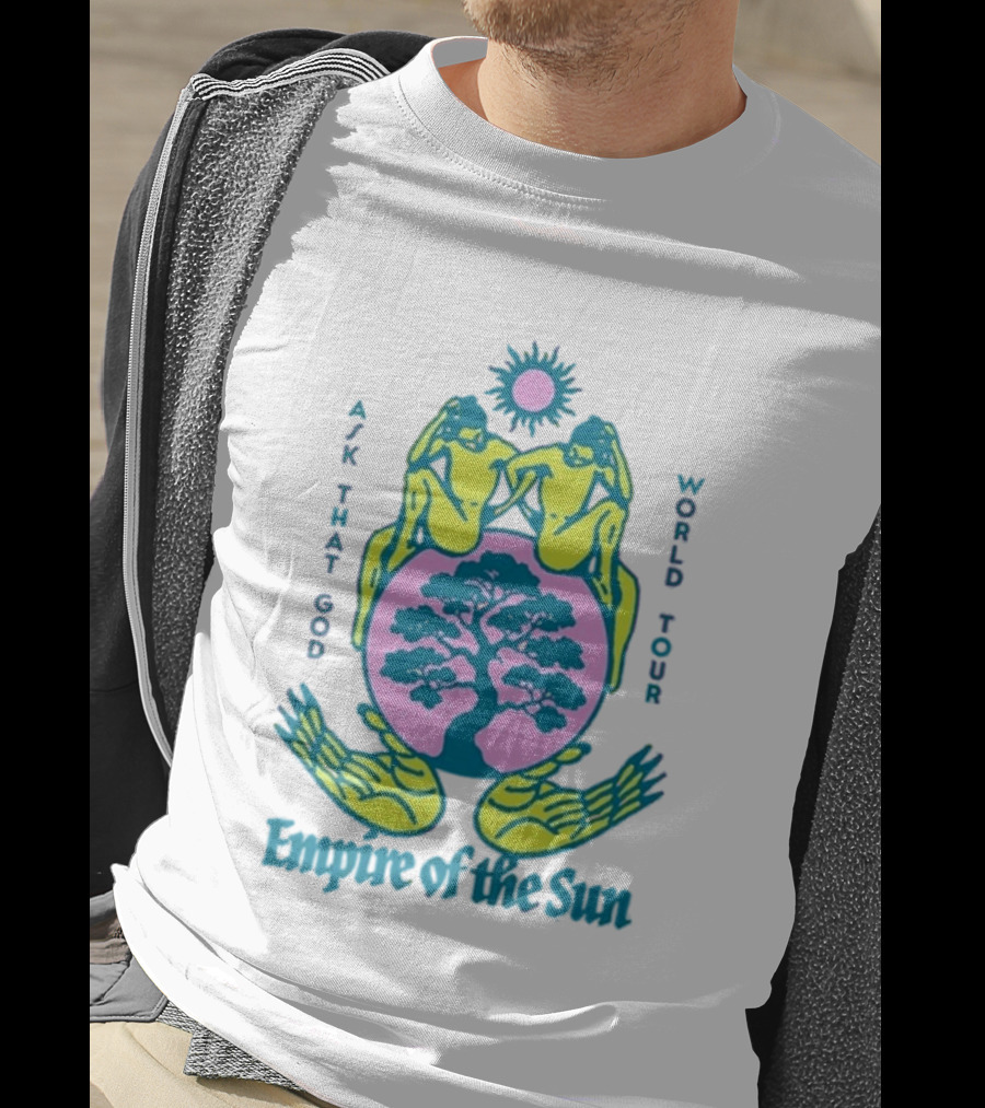 Empire Of The Sun Ask That God Hand World Tour Tree T-Shirt