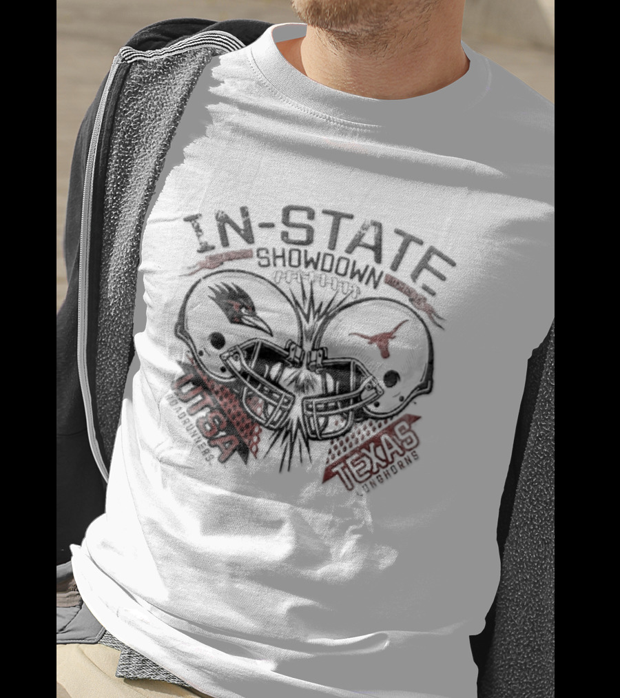 In State Showdown Austin TX Sept 19 2026 UTSA Roadrunners Vs Texas Longhorns T-Shirt