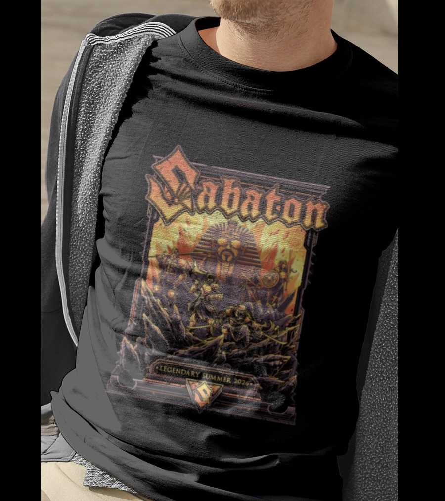 Sabaton Legendary Summer 2026 Epic Warrior Pharaoh T-Shirt