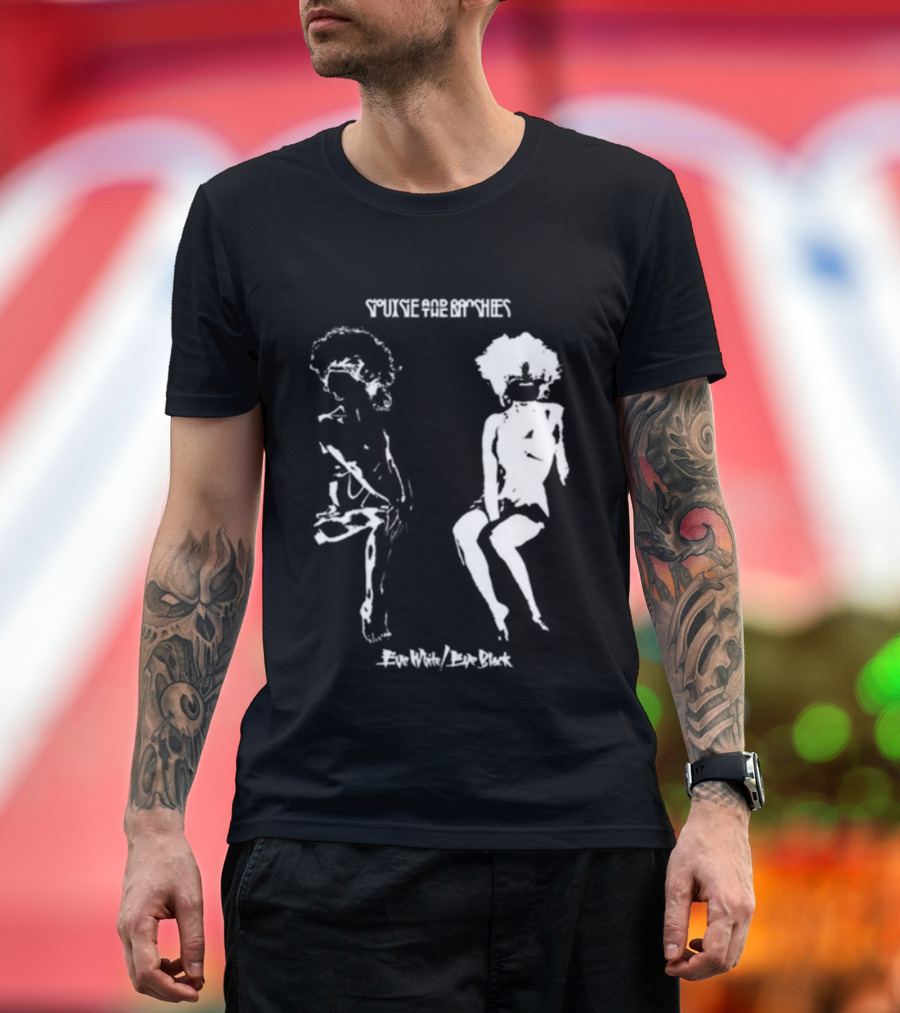 Siouxsie And The Banshees Eve White Eve Black T-Shirt