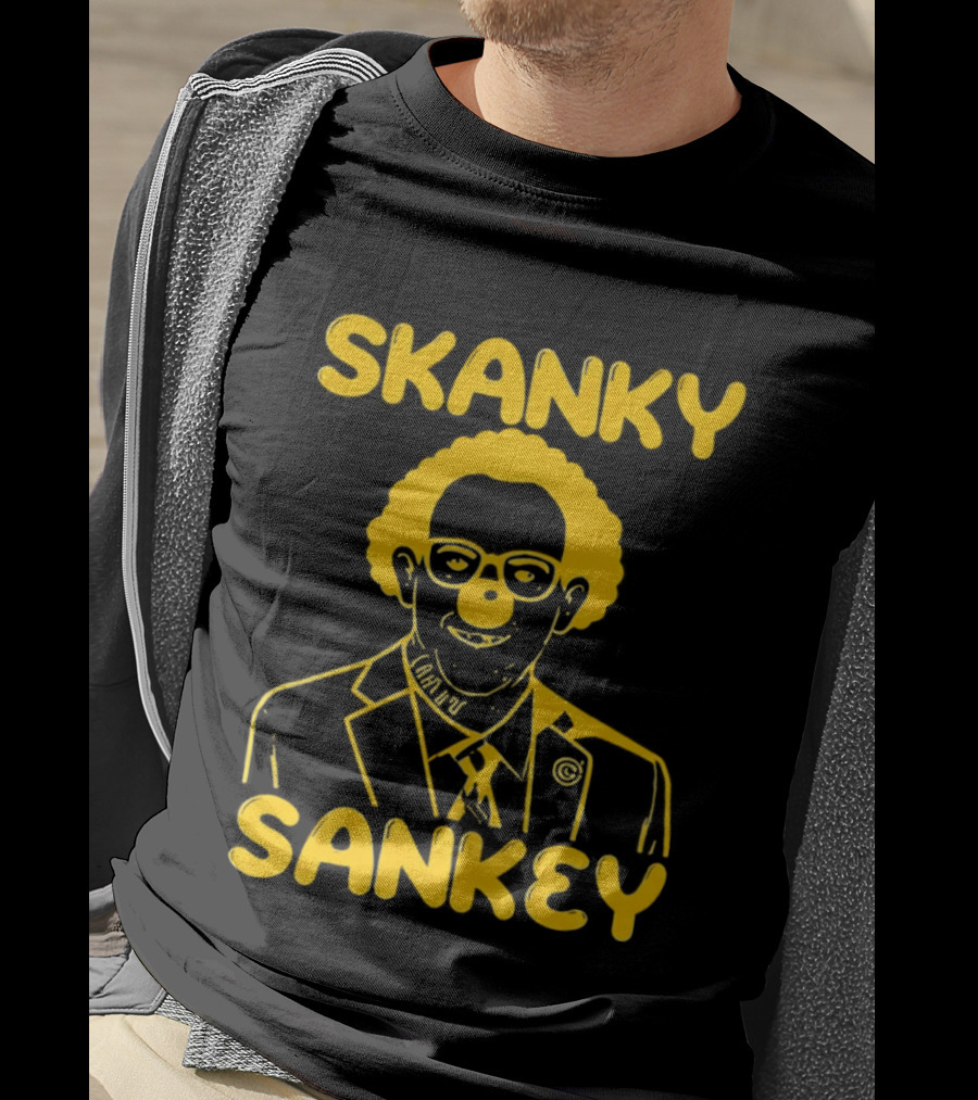 Skanky Sankey LSU Basketball Fan Joke T-Shirt