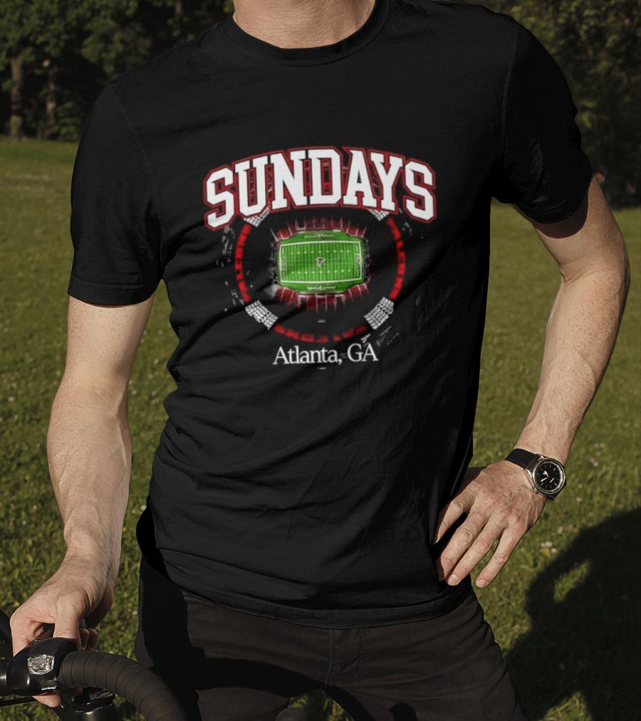 Atlanta GA Sundays Football Stadium T-Shirt