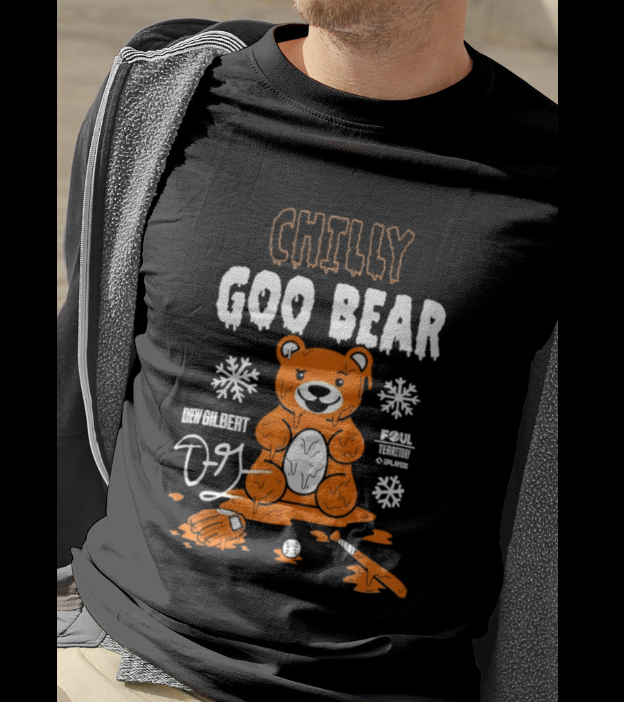 Drew Gilbert Goo Bear Chilly San Francisco Giants T-Shirt
