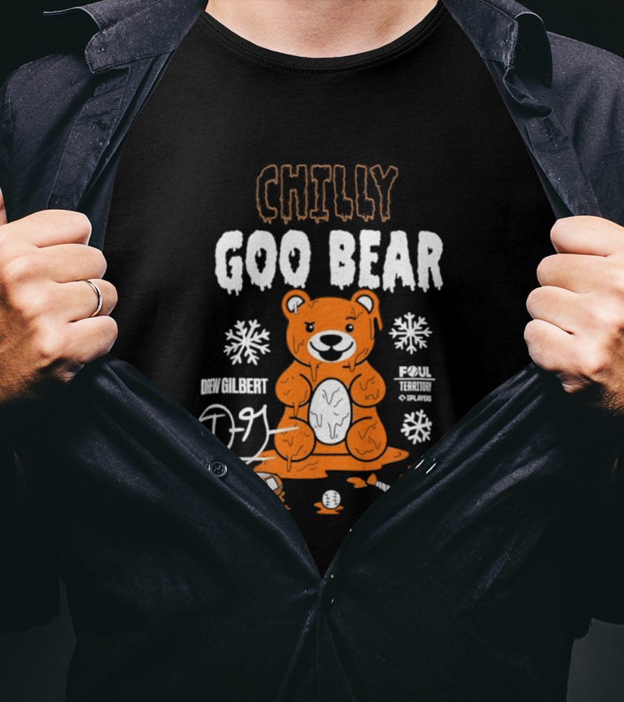 Drew Gilbert Goo Bear Chilly San Francisco Giants T-Shirt