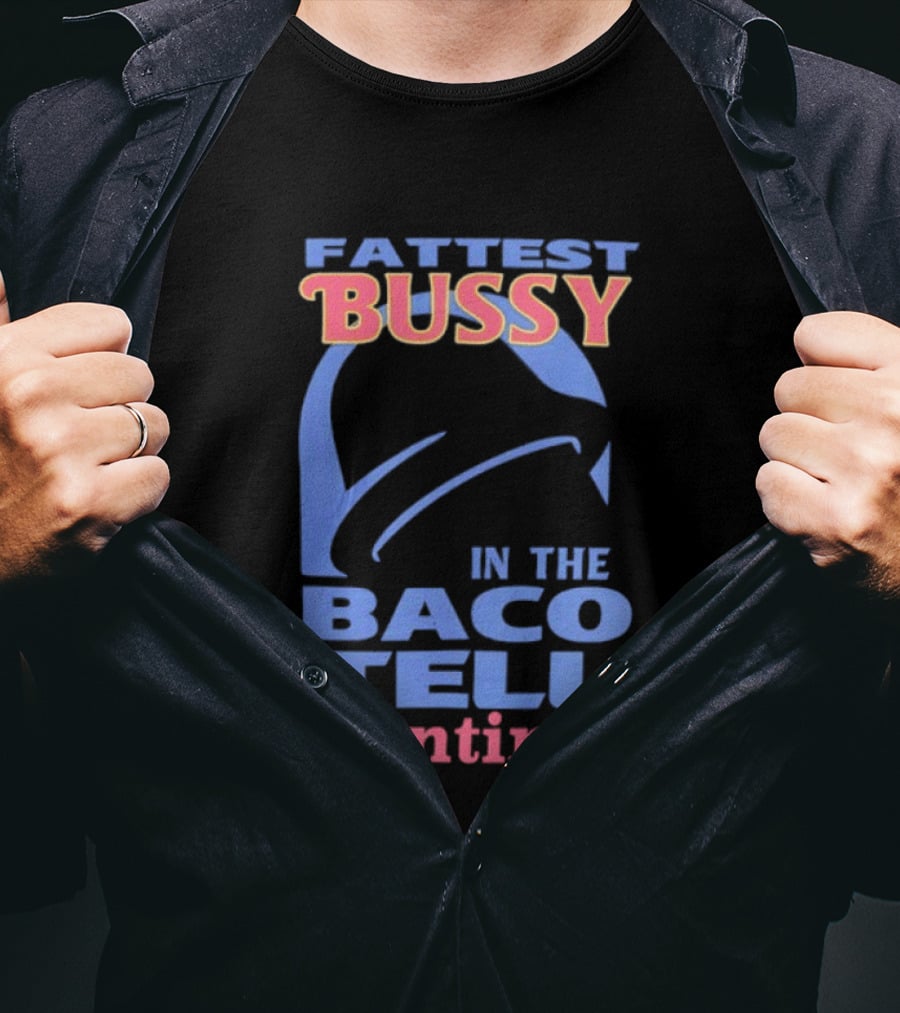 Fattest Bussy In The Baco Tell Cantina Star Helmet T-Shirt