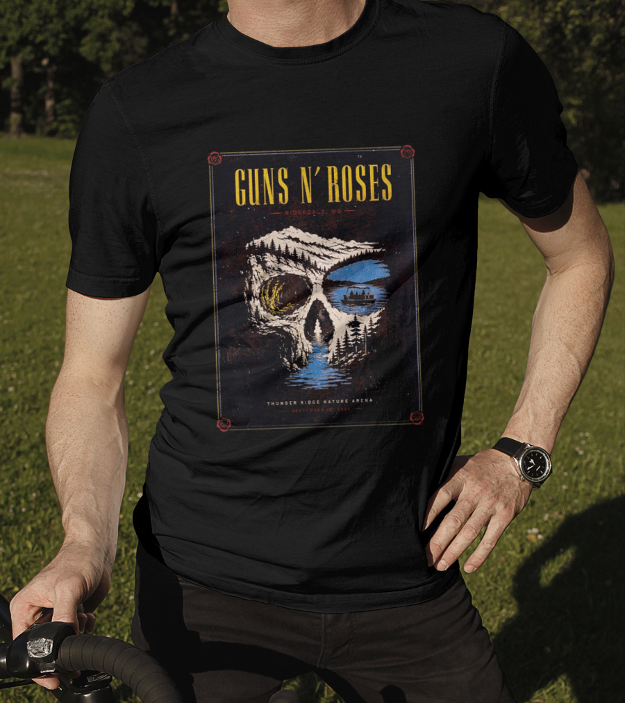 Guns N Roses Ridgedale MO 2026 Event Live At Thunder Ridge Nature Arena On September 12 2026 T-Shirt
