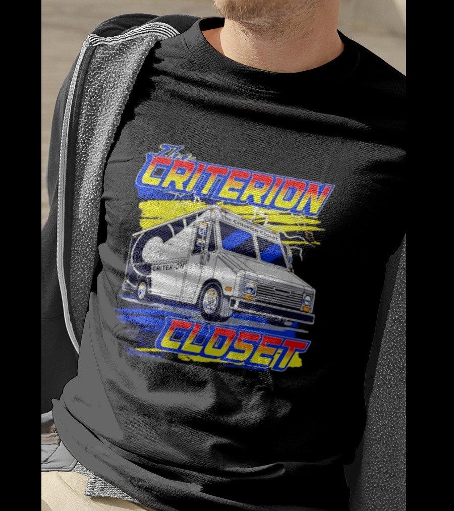 The Criterion Closet Film Movies Cinema Criterion Truck T-Shirt