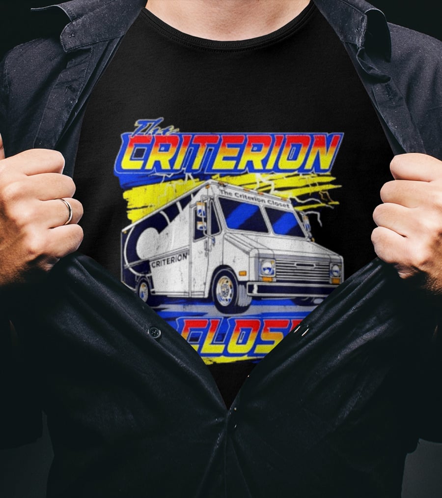 The Criterion Closet Film Movies Cinema Criterion Truck T-Shirt