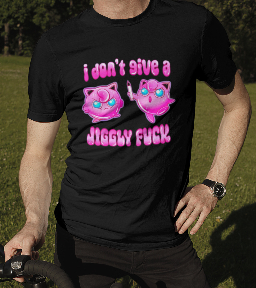 I Don't Give A Jiggly Fuck Jigglypuff Cartoon T-Shirt