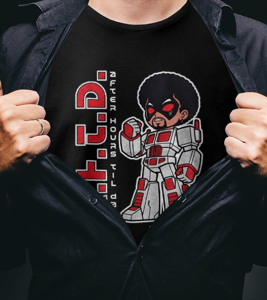 The Weeknd A.F.T.D. After Hours Til Dawn 2026 Asia Tour Tokyo Japan Gundam Pop Up T-Shirt