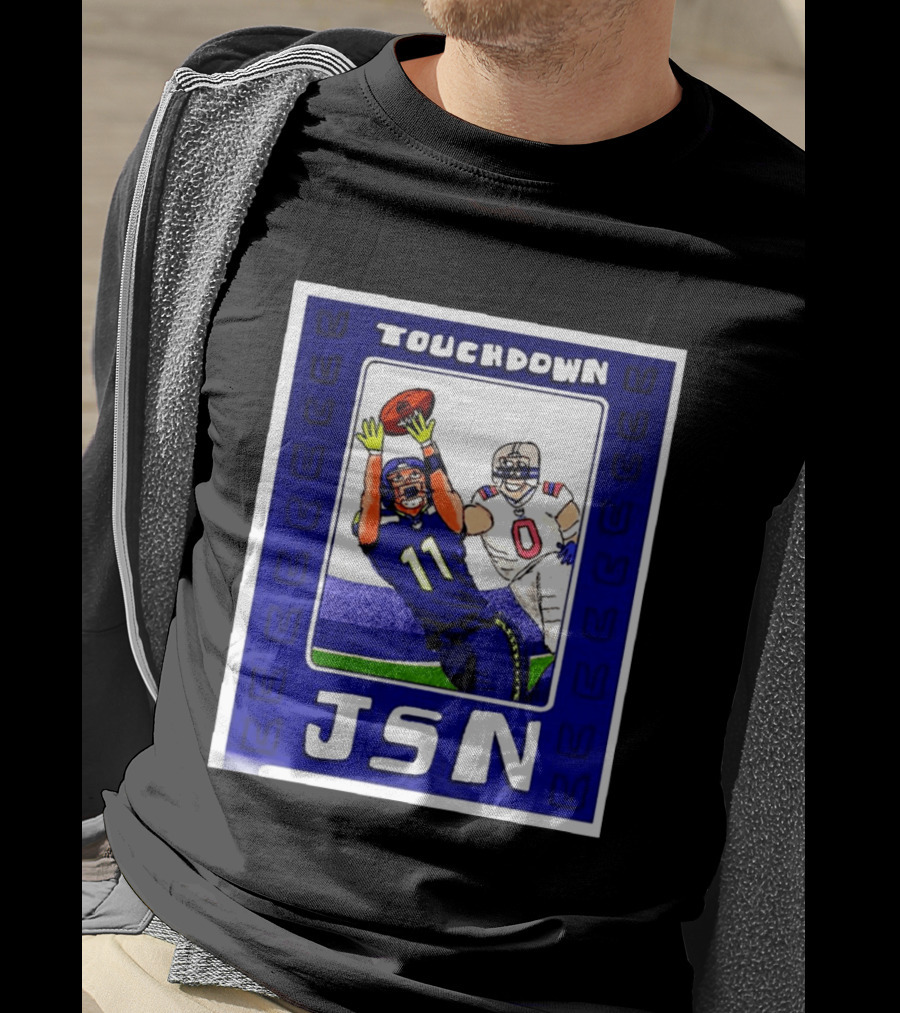 Touchdown JSN Jackson Smith Njigba Seattle Football Catch 11 T-Shirt