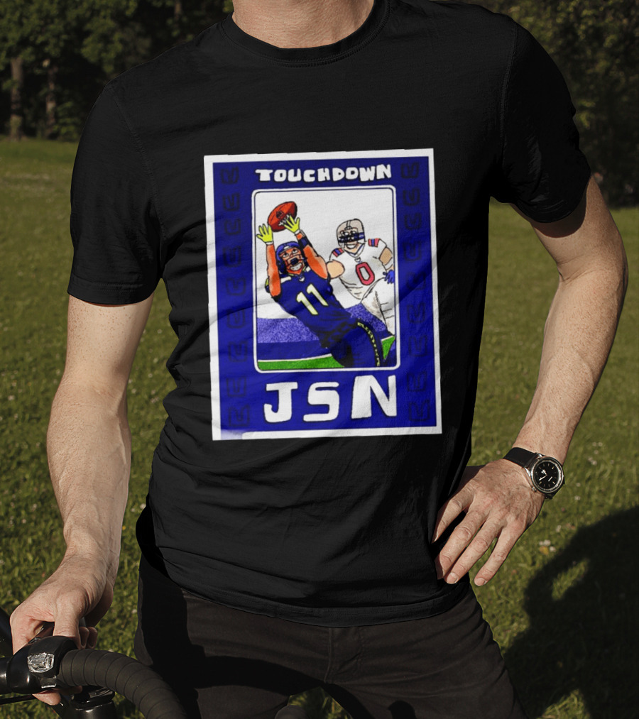 Touchdown JSN Jackson Smith Njigba Seattle Football Catch 11 T-Shirt