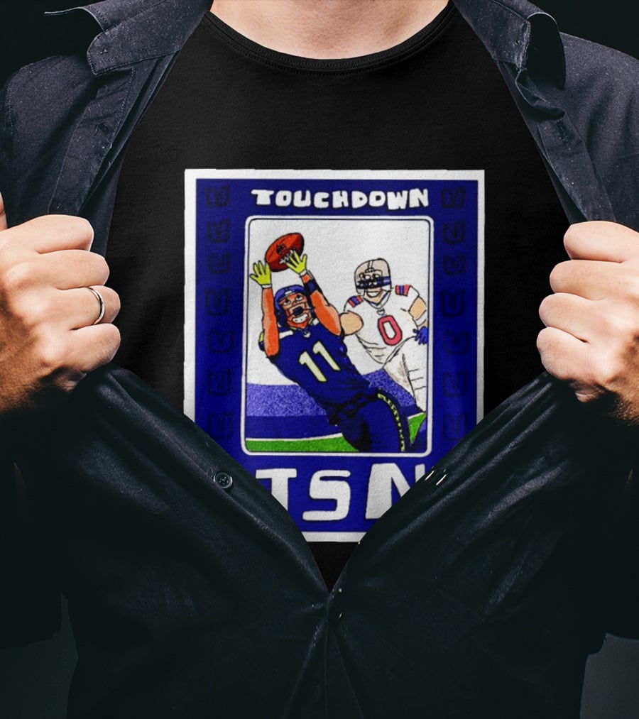 Touchdown JSN Jackson Smith Njigba Seattle Football Catch 11 T-Shirt