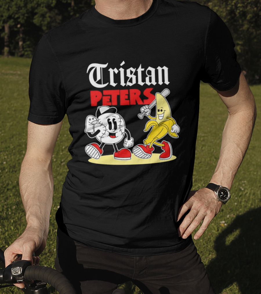 Tristan Peters Chicago White Sox Baseball Banana Cartoon Characters T-Shirt
