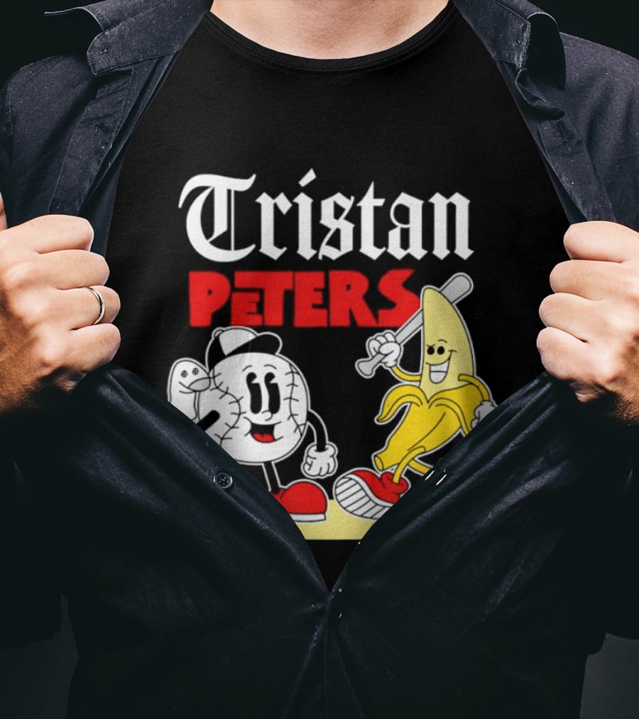 Tristan Peters Chicago White Sox Baseball Banana Cartoon Characters T-Shirt