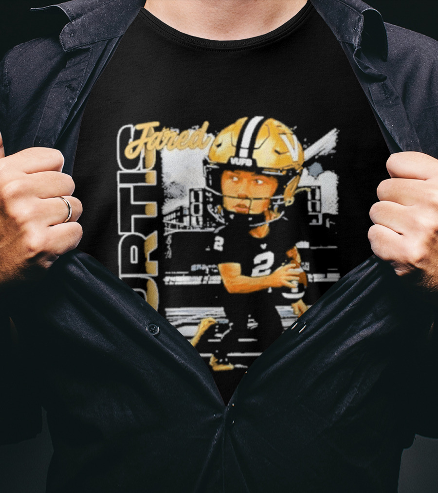 Jared Curtis Vanderbilt Commodores NCAA Football Player T-Shirt