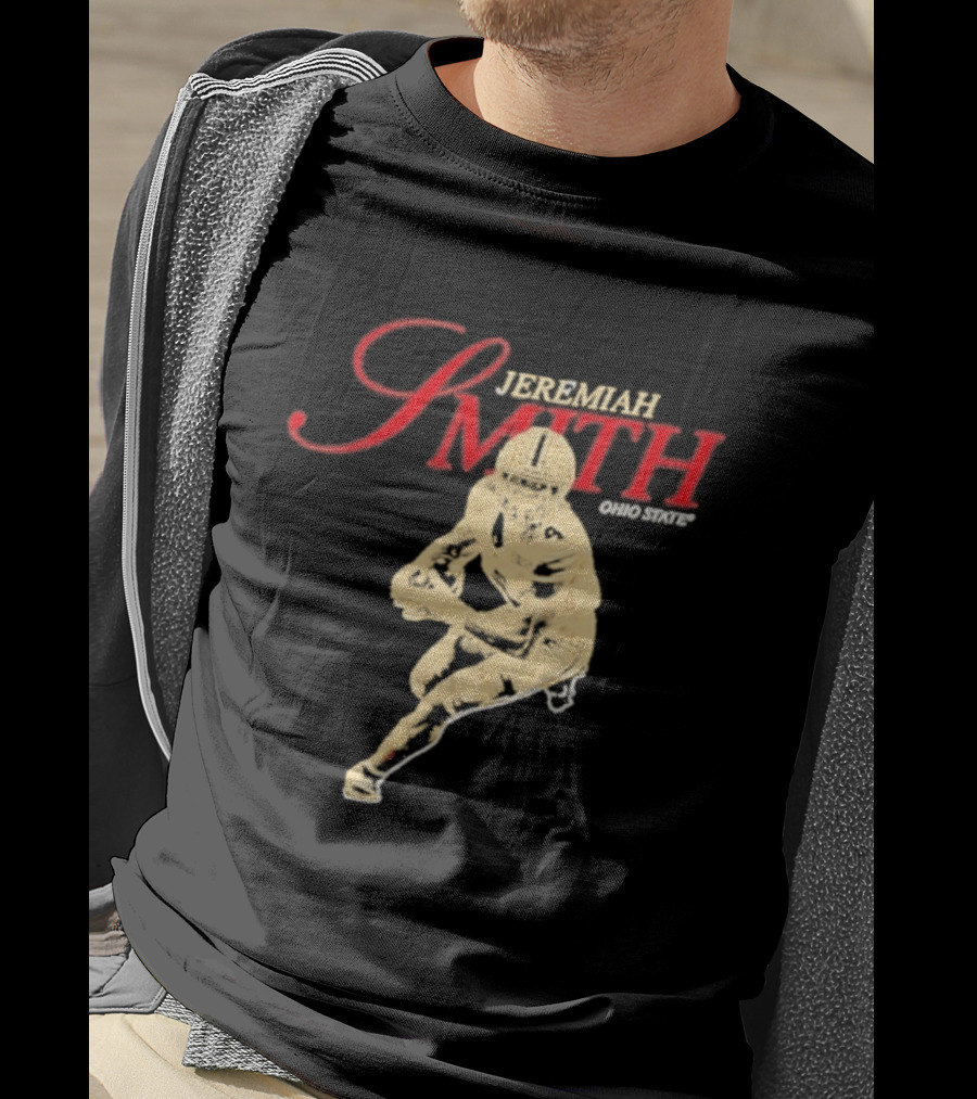 Jeremiah Smith Ohio State Buckeyes Football Athlete T-Shirt