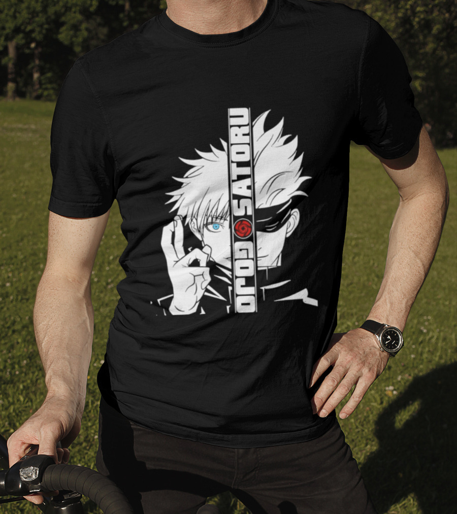 Satoru Gojo Mirror Six Eyes Limitless Jujutsu Kaisen Anime Fan T-Shirt
