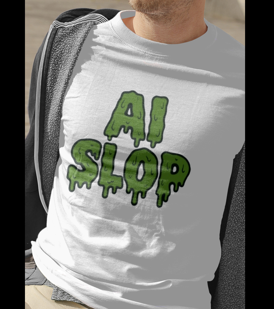 AI Slop Dripping Goo T-Shirt