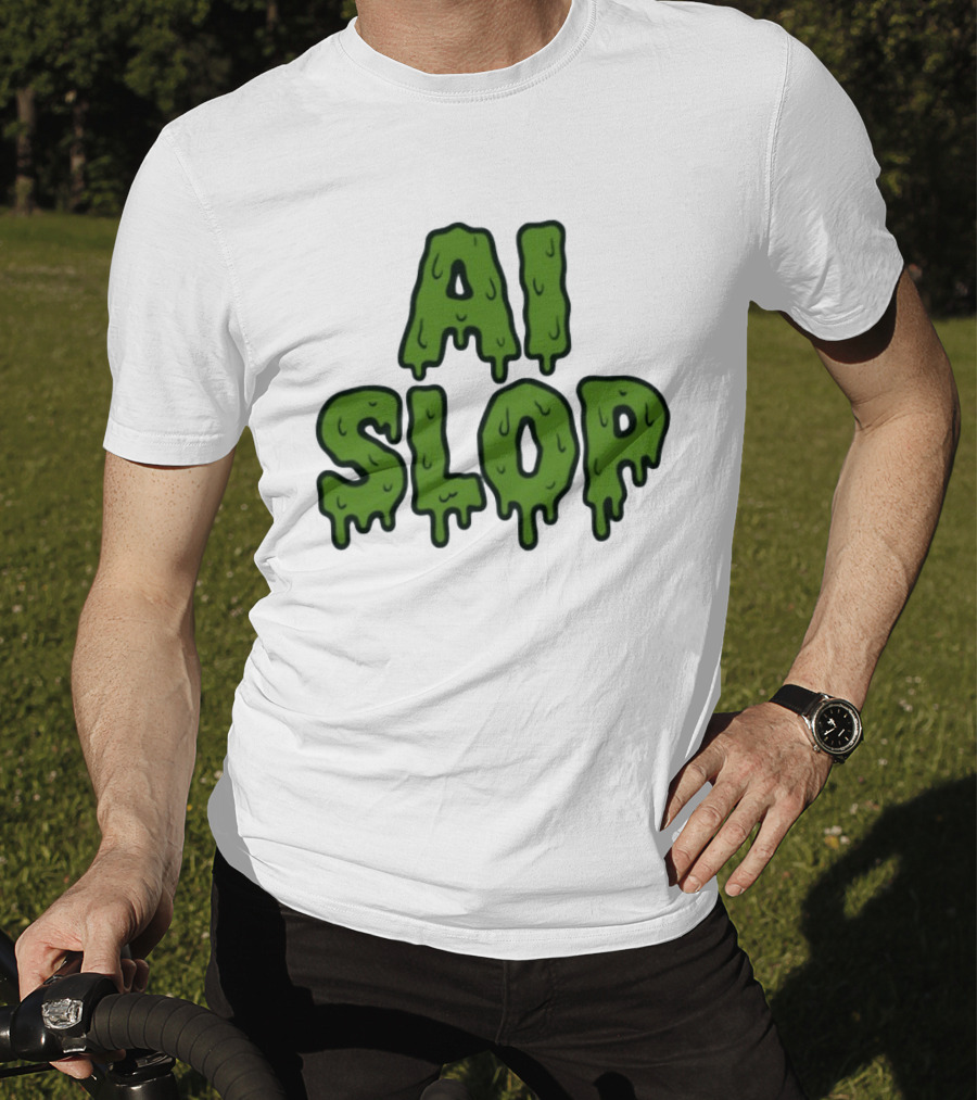 AI Slop Dripping Goo T-Shirt