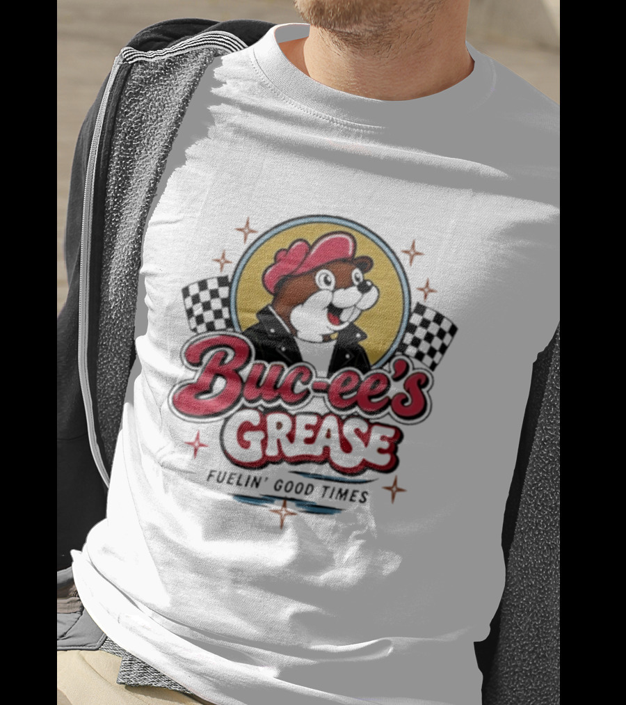 Buc Ee's Grease Fuelin' Good Times Racing T-Shirt